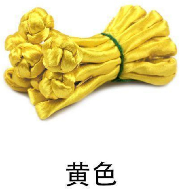 傳統服飾盤扣 釦子, 黃色