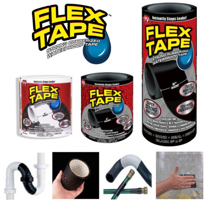 FLEX TAPE 홈쇼핑 초강력 방수 테이프 파이프 누수 방지 밴드 보수 플렉스, 플렉스방수테이프 C195 (20cm 투명), 1개