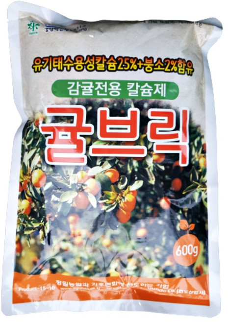 레몬나무 귤나무 비료 영양제 귤브릭, 1개, 600g