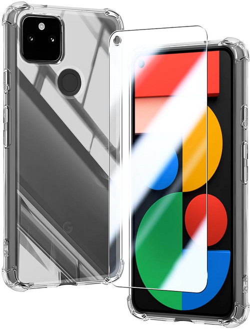 Google Pixel 5 Google Pixel5 TPU + GooglePixel 5 GooglePixel5 9H 대응 케이스 클리어