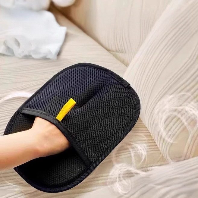 펫밈랩 고양이 털제거 털쓱싹 브러쉬 장갑, 블랙, 3개