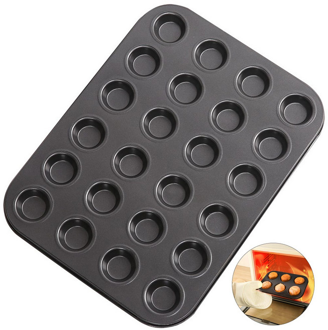 머핀틀 4구/6구/12구/24구 양면코팅, 1개