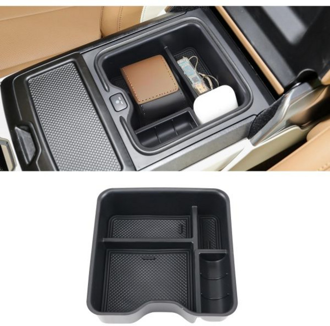 랜드로버 레인지로버 스포츠/보그 2023년 2024년 2025년 센터 콘솔 정리함 냉장고 버전 제외 암레스트 수납함 내부 액세서리, 냉장고 버전용