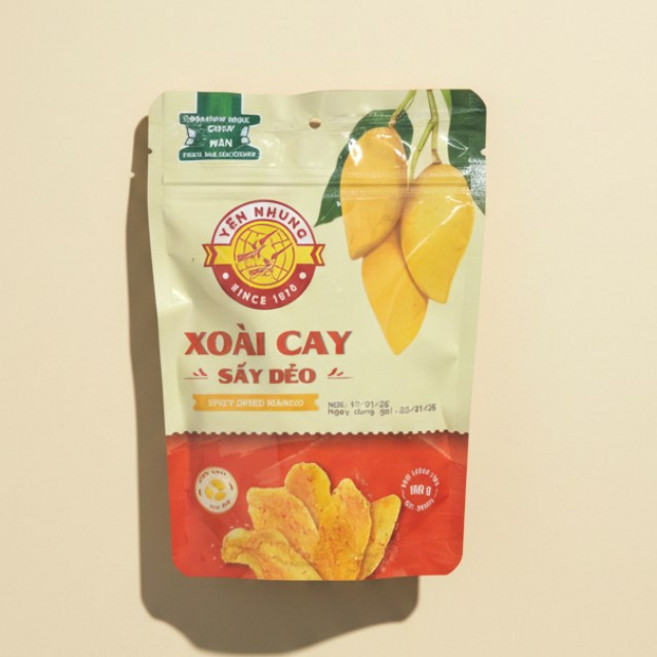 베트남 엔늉 매콤 칠리 건망고 Yen Nhung Xoai Cay, 1개, 100g