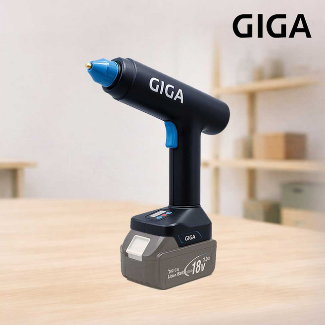 기가 4세대 완전 자동 전동 글루건 마끼다 호환 전문가용 충전 글루건 G-088 (본체만), 1개