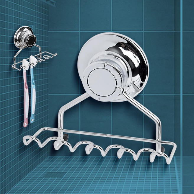 와이어 미니칫솔걸이 스텐 흡착식 욕실 거치대 꽂이, S07 와이어미니칫솔걸이, 1개