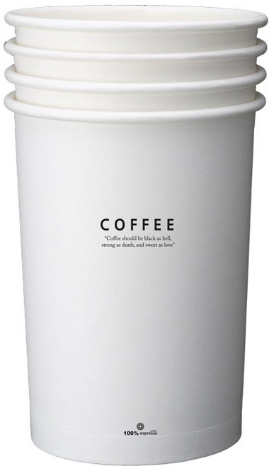 오케이워터 잉카 7온스 종이컵 800개 일회용 자판기컵 커피컵, 1개