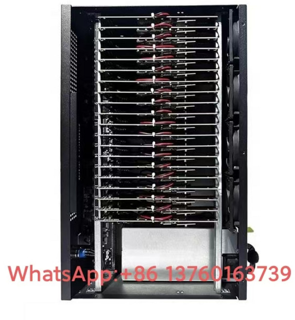 2U 공랭형 산업용 PC 케이스 마더보드 통합형 서버 하우징 랙마운트 리그 BOX, 1개