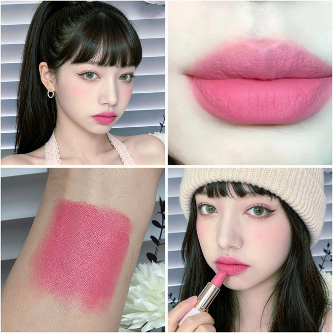 봄 여름 컬러 발색력 좋고 지속력 좋은 복숭아 핑크 립스틱, MYG-836(복숭아 핑크 ), 1개