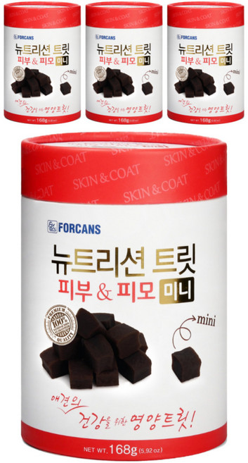 포켄스 강아지 영양제 뉴트리션 트릿 미니, 4개