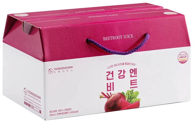 [연두팜] 레드비트즙 (건강엔비트) 80ml 30개입, 없음, 30개 - 쿠팡