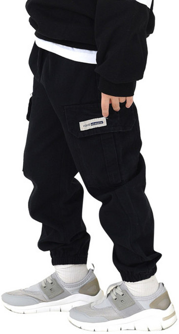 주니어 초등학생 코튼 카고 조거팬츠