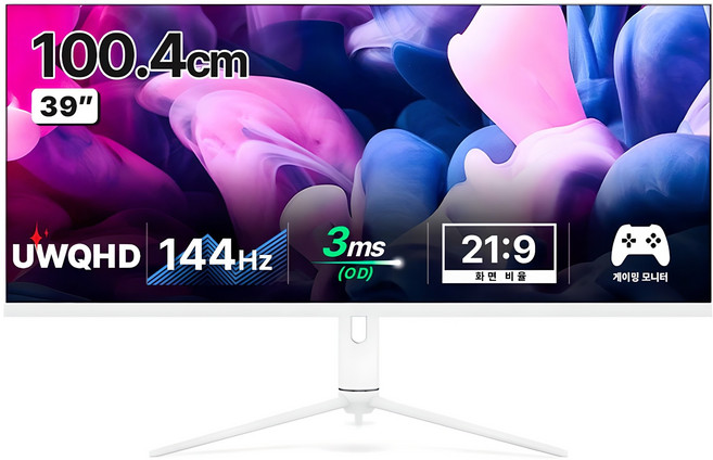 한성컴퓨터 UWQHD IPS 게이밍 리얼 144 울트라와이드 모니터, 100.4cm, TFG40Q14WP