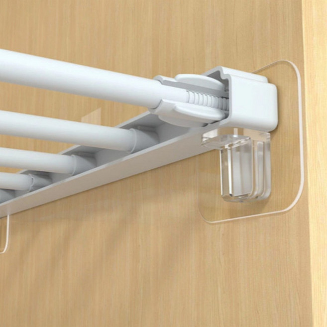 무타공 선반 고정핀 다보 지지대 받침대 투명 4p묶음