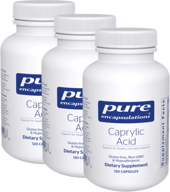 퓨어인캡슐레이션 카프릴산, 120정, 3개 - 쿠팡
