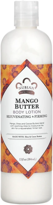 Nubian Heritage 바디 로션 망고 버터 384ml(13fl oz) 2팩, 1개 - 쿠팡