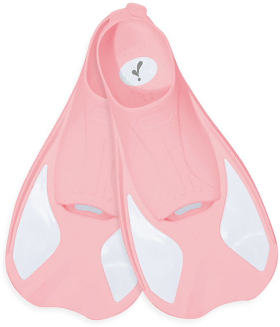 이츠라이프 블루타 프리다이빙 오리발 숏핀, 피치핑크