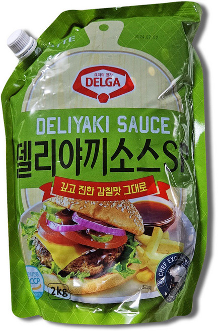 델리야끼소스-I 전문가용 롯데푸드 2kg X 6개 / 데리야끼소스 캔 통조림