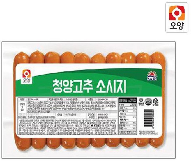 사조오양 청양고추 소시지 1kg, 1개