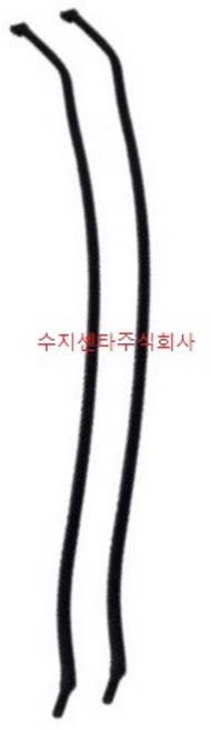 제네시스 DH 뒷문 리어 세로 스트립 좌우세트 / 83175B1000 / 83185B1000 / 리어 세로 고무 / 후도어 뒤쪽 파팅 스트립 / 순정부품 / 16년7월이전 생산차량, 1개