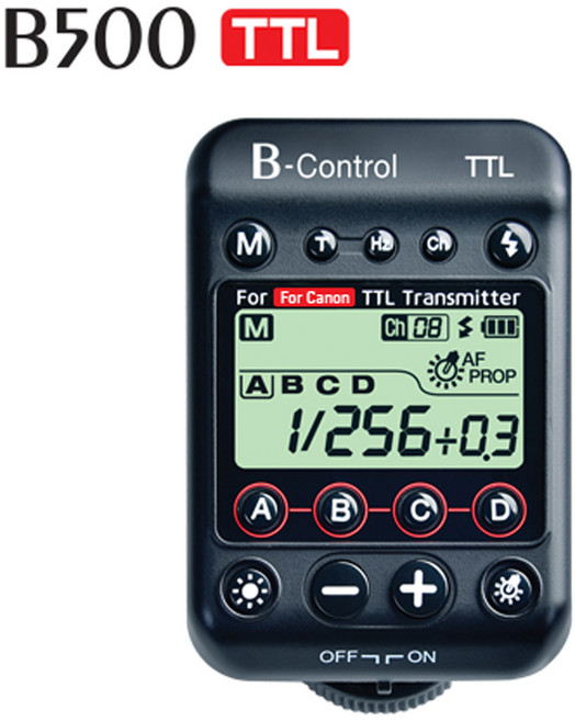 SMDV B-Control TTL B120 B360 B500 송신기 캐논용, 1개