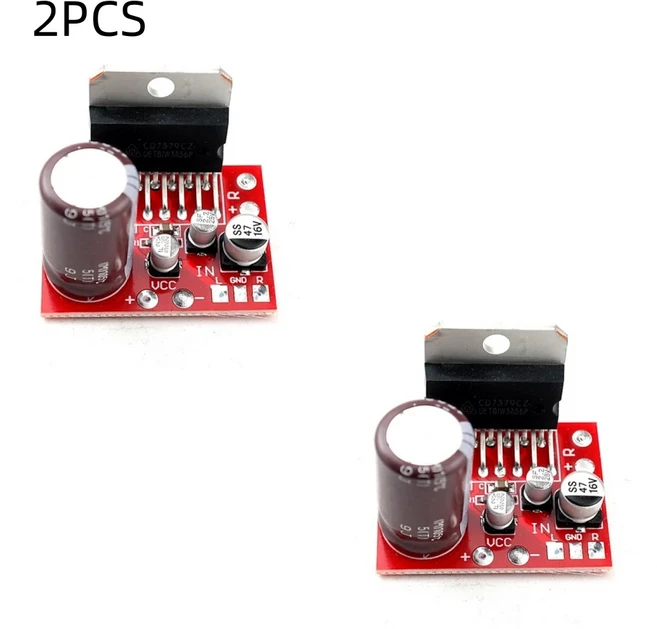 사운드 앰프 오디오 앰플리피카도르 TDA7379 파워 보드 38w X 2 DC 스테레오 듀얼 채널 고출력, 01 2PCS