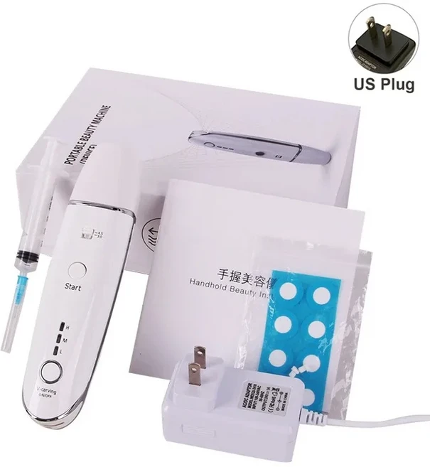 얼굴 리프팅 이중턱 제거 이마 목 주름 눈가 주름 피부 재생 콜라겐 탄력 V라인, 02 US PLUG