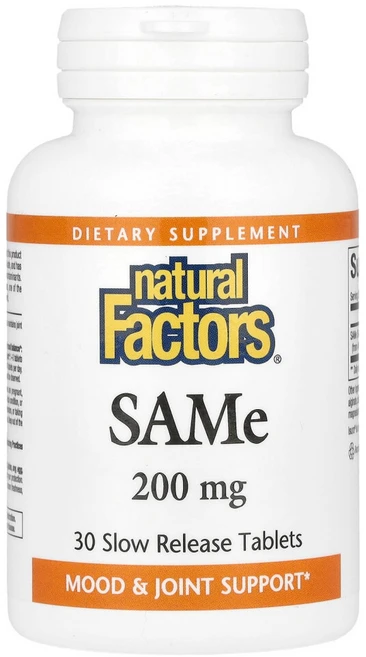 네츄럴펙터스 SAMe 200mg 서방형 30정, NFS02707, 1개 - 쿠팡