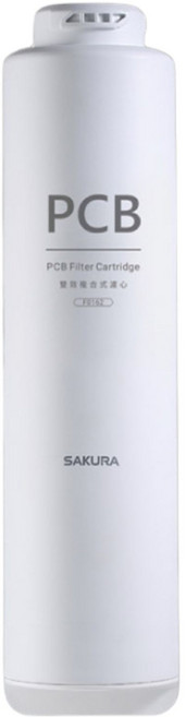 SAKURA 櫻花 F0162 雙效複合式濾心 適用 RO淨水器 P0233/P0531/P0265/P0266 機種, 1個, 162