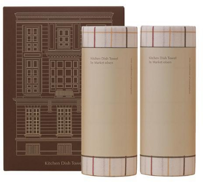 마켓올슨 빨아쓰는 행주 2롤(시그니처 브라운/블루/핑크), 그린 2롤