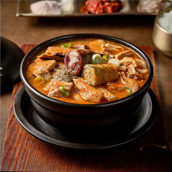 수백당 얼큰순대국, 1개, 658g