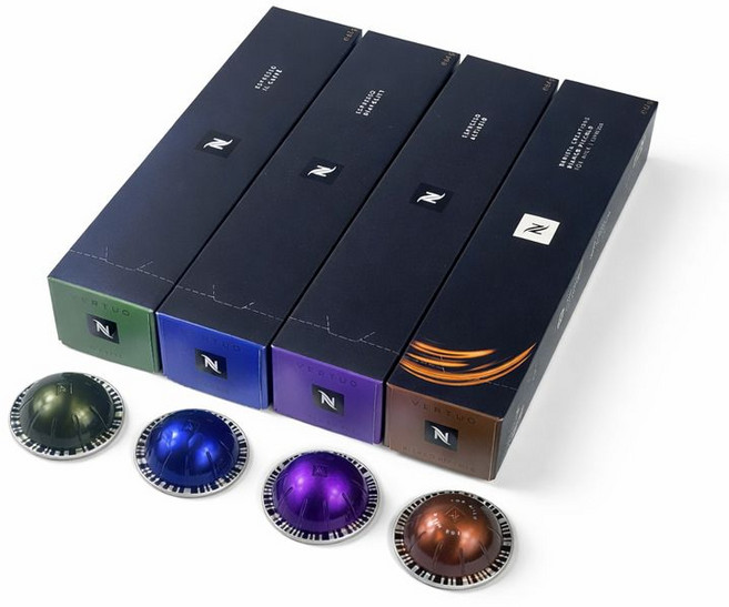 네스프레소 버츄오 캡슐커피 진한 에스프레소 4종 세트 총40개입, 1개