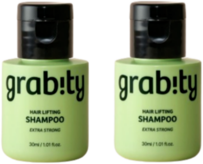 그래비티 기능성 탈모샴푸 두피클리닉 헤어리프팅 엑스 트라 스트 롱 스트롱 카이스트, 2개, 30ml