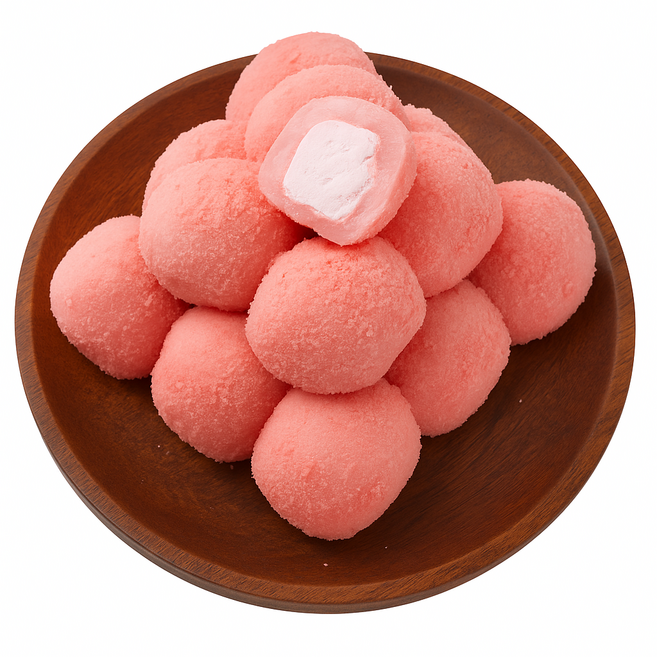 시크릿 쫀득 딸기크림떡 [개별포장] / 국내산 찹쌀 국내산 딸기함유, 30개, 40g