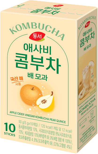 동서 애사비 콤부차 배모과 10T, 5g, 10개입, 1개