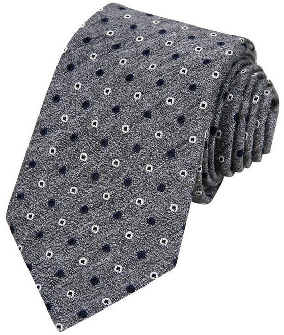 티엔지티 멀티도트 넥타이 견마 혼방 남성 정장