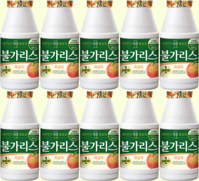남양 마시는 불가리스 복숭아맛 150ml, 8개