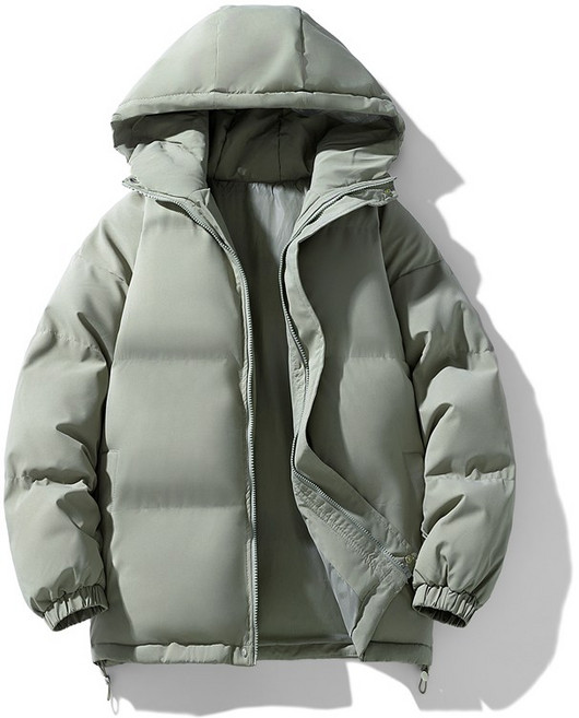 連帽外套 加厚保暖棉服 寬鬆防風潮流外套