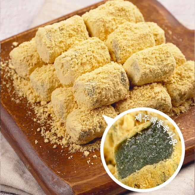 로뎀푸드 서울마님떡 콩고물 (쑥) 인절미 100g [SI114], 2개