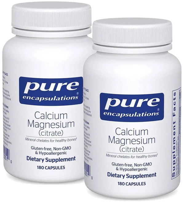 [대용량] 퓨어인캡슐레이션 마그네슘 글리시네이트 캡슐 Pure Encapsulations Magnesium, 2개, 180정 - 쿠팡