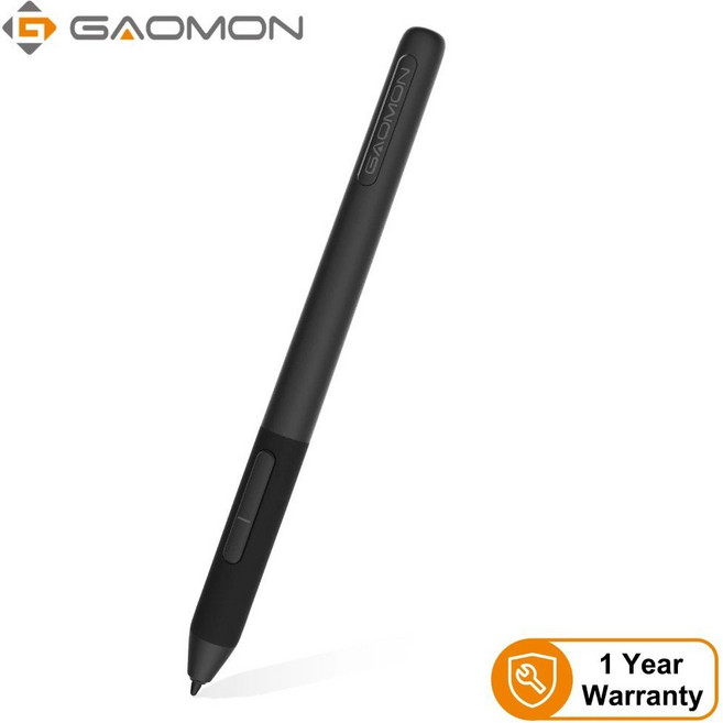 GAOMON ArtPaint AP32 그래픽 태블릿 S620/S630/S830/M106KPRO/M10KPRO/M1220/1230/PD2200용 8192 레벨 압력 패시브 스타일러스, Black, 러시아