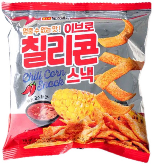 동아 이브로 칠리콘 스낵 75 g, 75g, 5개