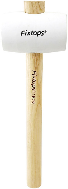 픽스톱 참 고무망치 탑락 기능 화이트, 1개, 16oz 550g