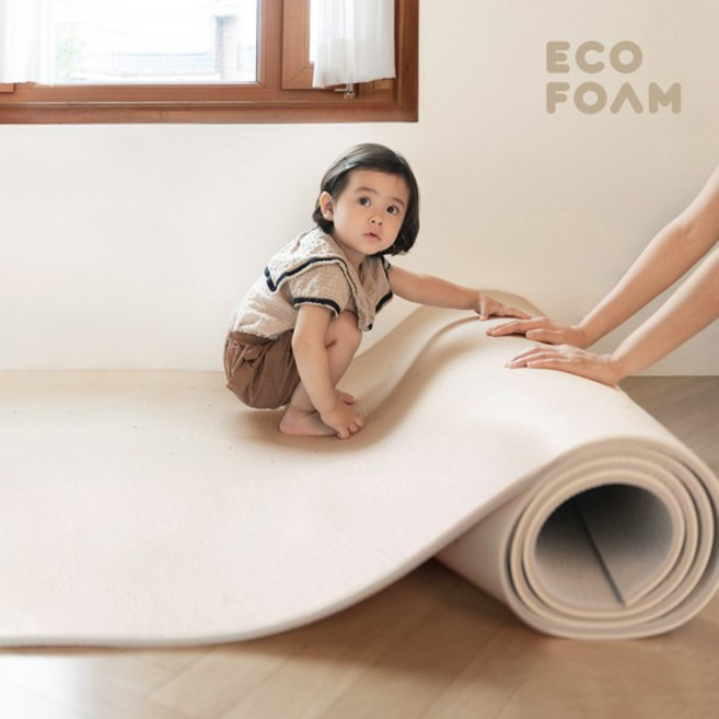 매트핏 롤매트 110x100x15mm (1M~5M) / 층간소음매트 아기 유아 시공 놀이방 퍼즐, 베이지스캐터