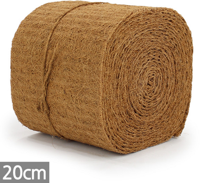 세인화분 10M 코아테이프 1P - 수목 보온재 월동 코이어 테이프 나무 보호 덮개 동해방지 수피보호 녹화끈 녹화테이프 코코넛 매트, 1개, 20cm 코아테이프