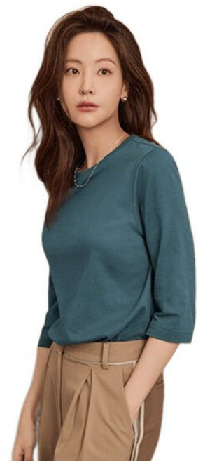 조르쥬 레쉬 (26SS) 퓨어코튼100 7부 티블라우스 6종