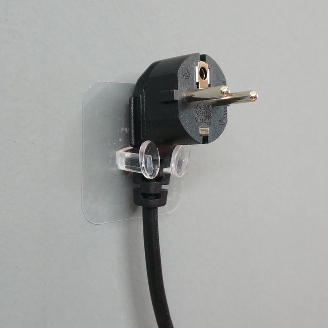 보냄 투명 코드걸이 10P, 1개