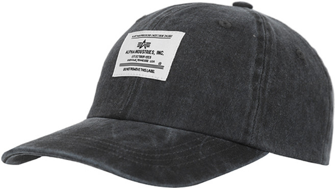 알파 인더스트리 배틀워시 캡 블랙 (UHB52500C1-001), UHB52500C1-001:1, 1개