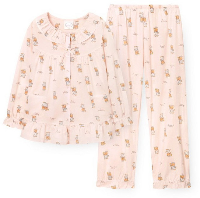 오르시떼 여성 G007 자유의루이상 긴소매 파자마 세트 457842