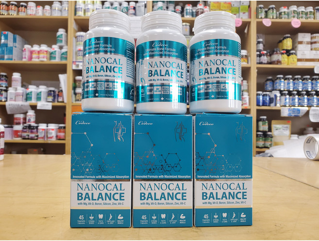코데코 나노칼슘 45정 3병 CODECO NANOCAL BALANCE 45 caps 코데코 나노칼 3병 캐나다에서, 135정, 1세트